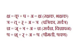 वर्ण विचार के भेद व उच्चारण ( Distinction and Pronunciation of Varn Vichar) 6 सयूनक्त