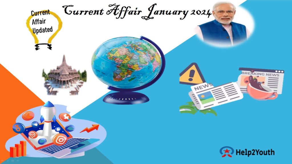 Current Affair January 2024 Important (करंट अफेयर जनवरी 2024) » Help2Youth