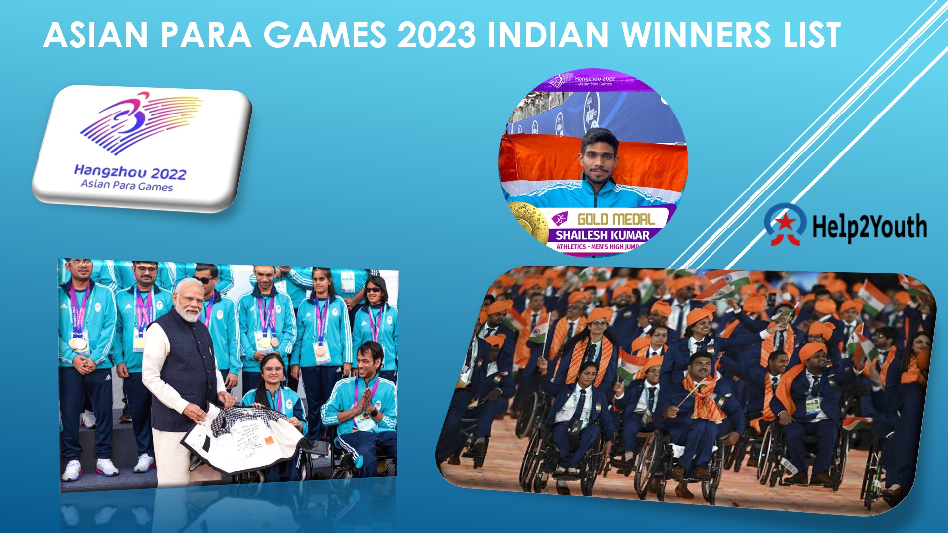 एशियन पैरा गेम्स 2023 भारतीय विजेताओं की सूची (Asian Para Games 2023 Indian Winners List)