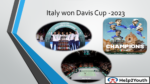इटली ने 47 साल बाद डेविस कप जीता(Italy won Davis Cup after 47 years)