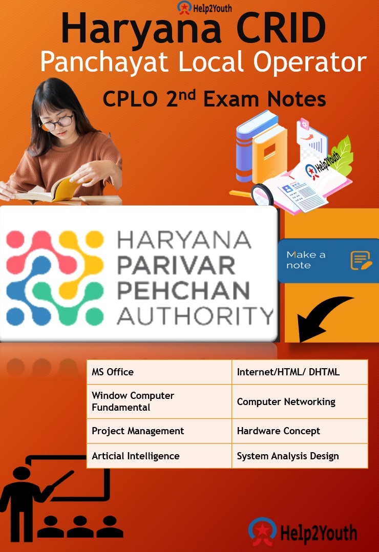 CRID Panchayat Local Operator 2nd Exam Notes 2 CRID Panchayat Local Operator 2nd Exam Notes