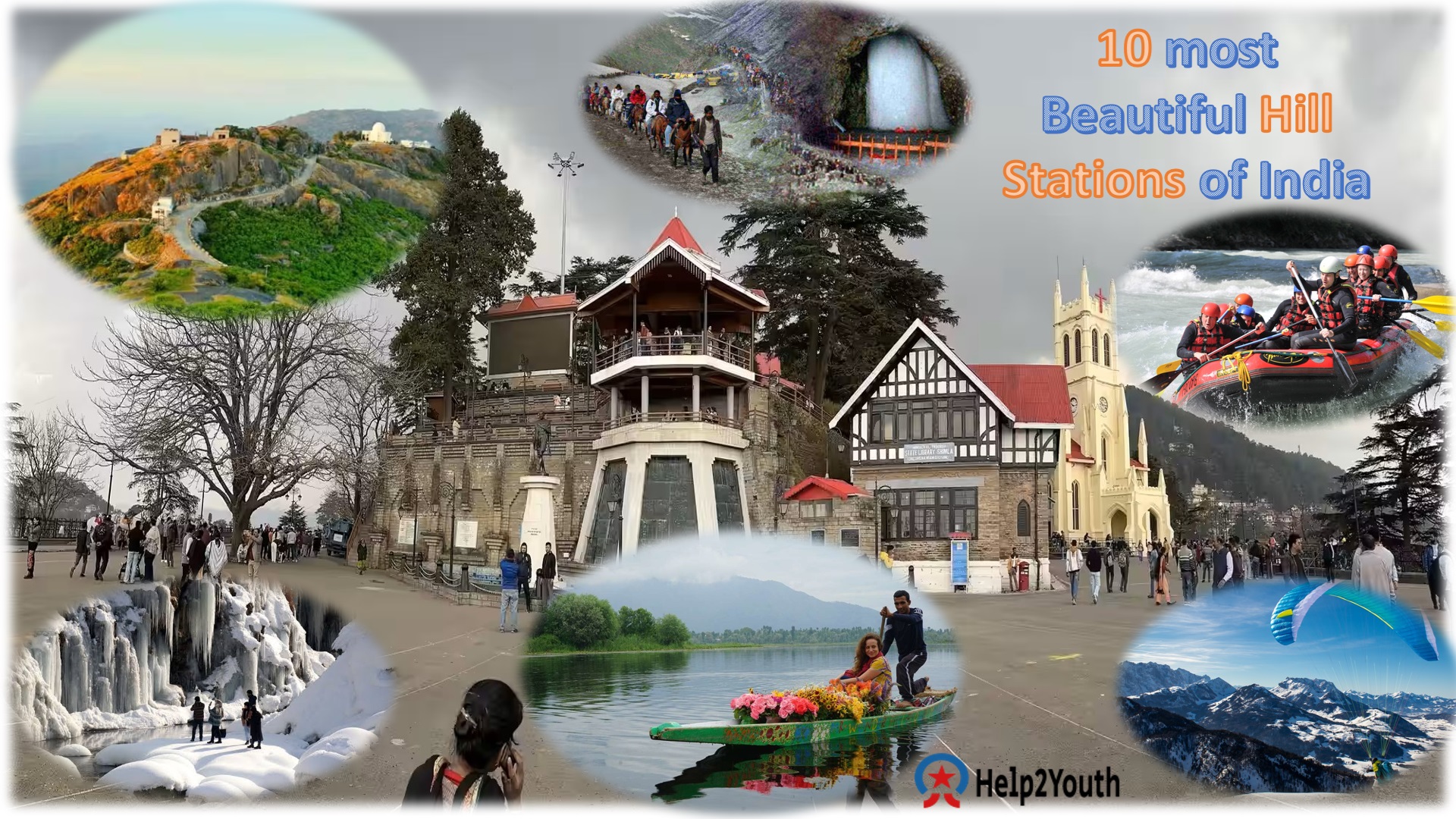 भारत के 10 सबसे खूबसूरत हिल स्टेशन (10 most Beautiful Hill Stations of India)