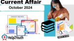 Current Affair October 2024 Important Question Answer (करंट अफेयर अक्टूबर 2024)