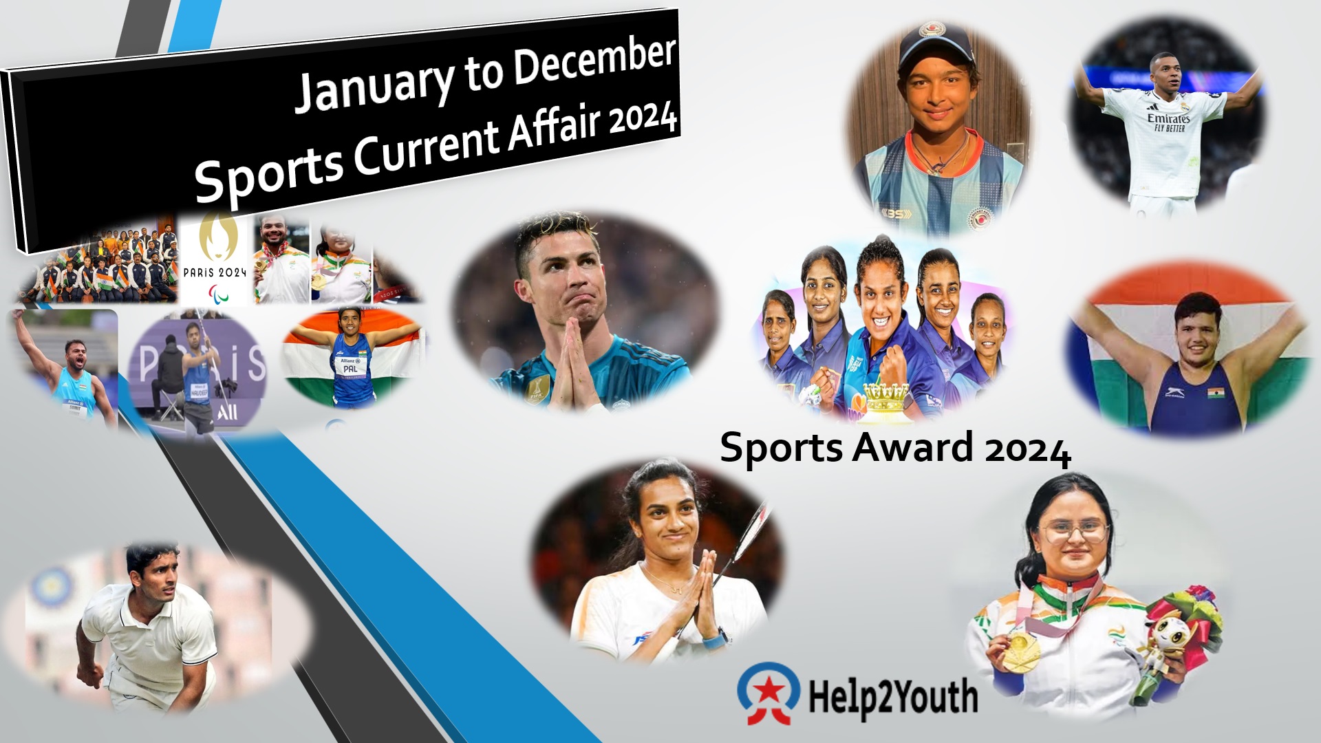January to December Sports Current Affair 2024, Sports Award 2024 5 January to December Sports Current Affair 2024, Sports Award 2024
