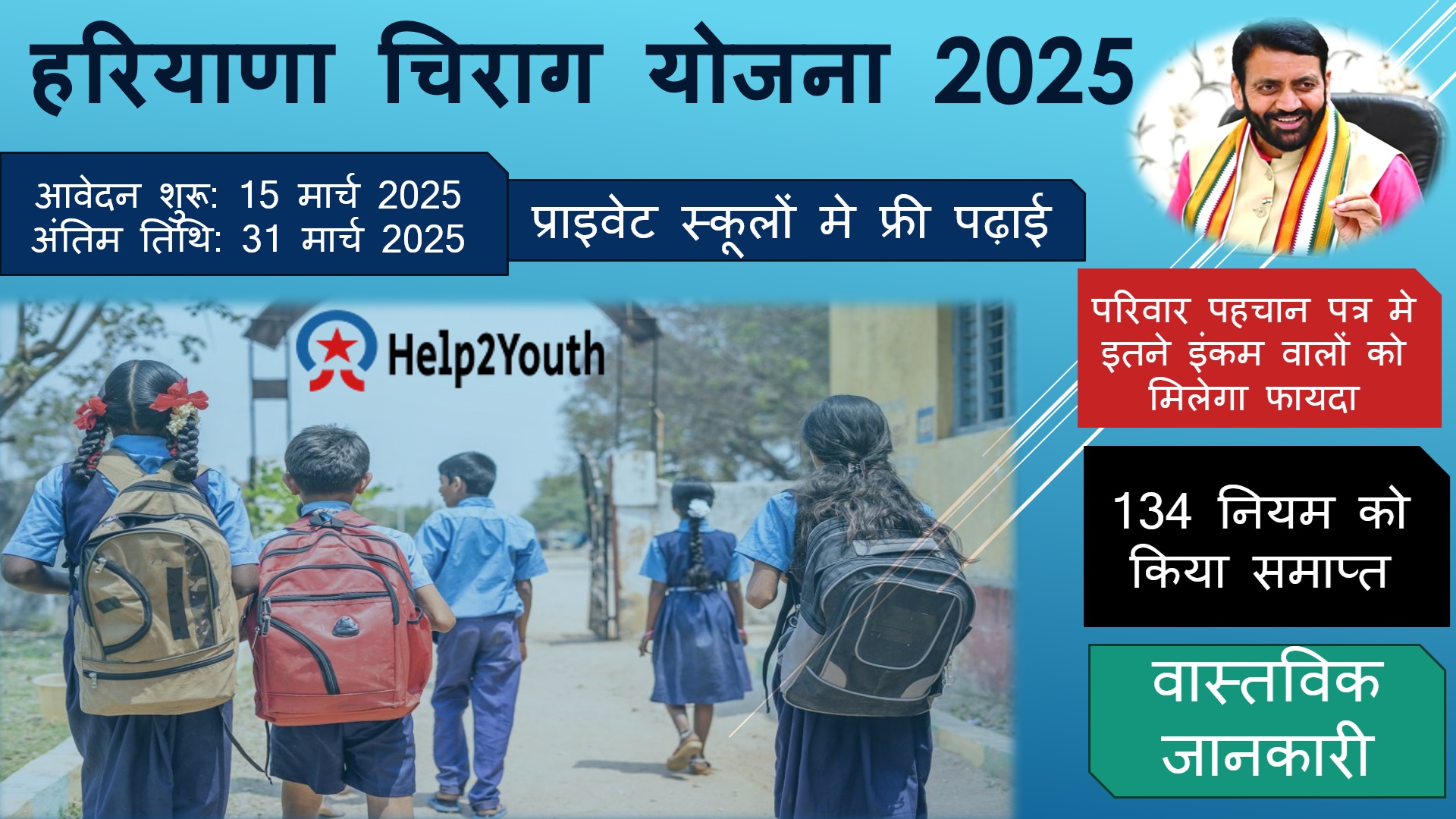 हरियाणा चिराग योजना 2025 आवेदन शुरू, Haryana Chirag Yojana 2025 Application Started