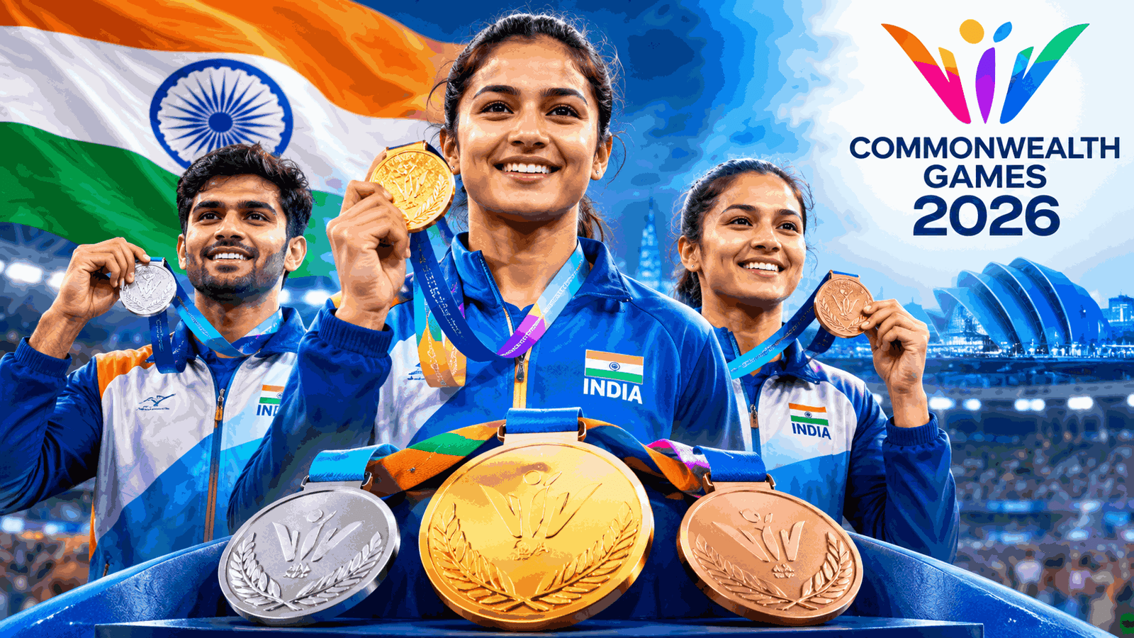 Commonwealth Games 2026: भारत के 39 पदक विजेताओं की पूरी लिस्ट | Gold, Silver & Bronze Medal Winners 5 ChatGPT Image Aug 9 2026 10 27 46 AM 11zon